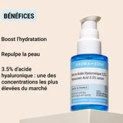 Aroma-Zone Sérum Concentré Acide Hyaluronique 3,5% 100% Naturel 30ml – Image 4