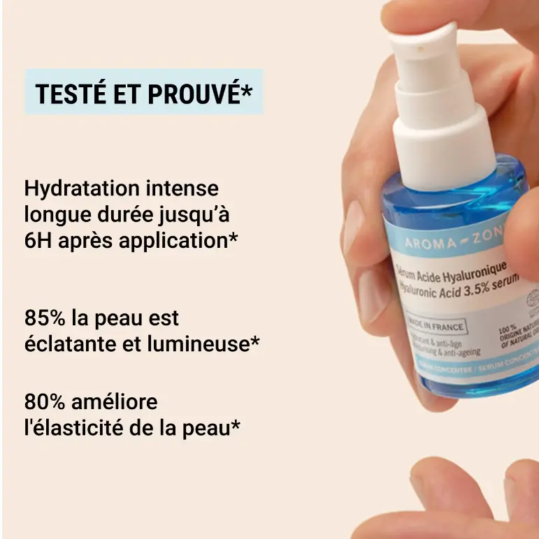 Aroma-Zone Sérum Concentré Acide Hyaluronique 3,5% 100% Naturel 30ml – Image 5