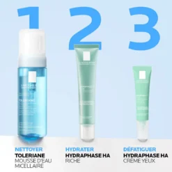 La Roche-Posay Hydraphase HA Riche Crème Hydratante AH Double PM Urée 50ml – Image 8