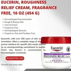Eucerin Roughness Relief Cream Anti-Rugosités 10% Urée AHA Céramide 454g – Image 3