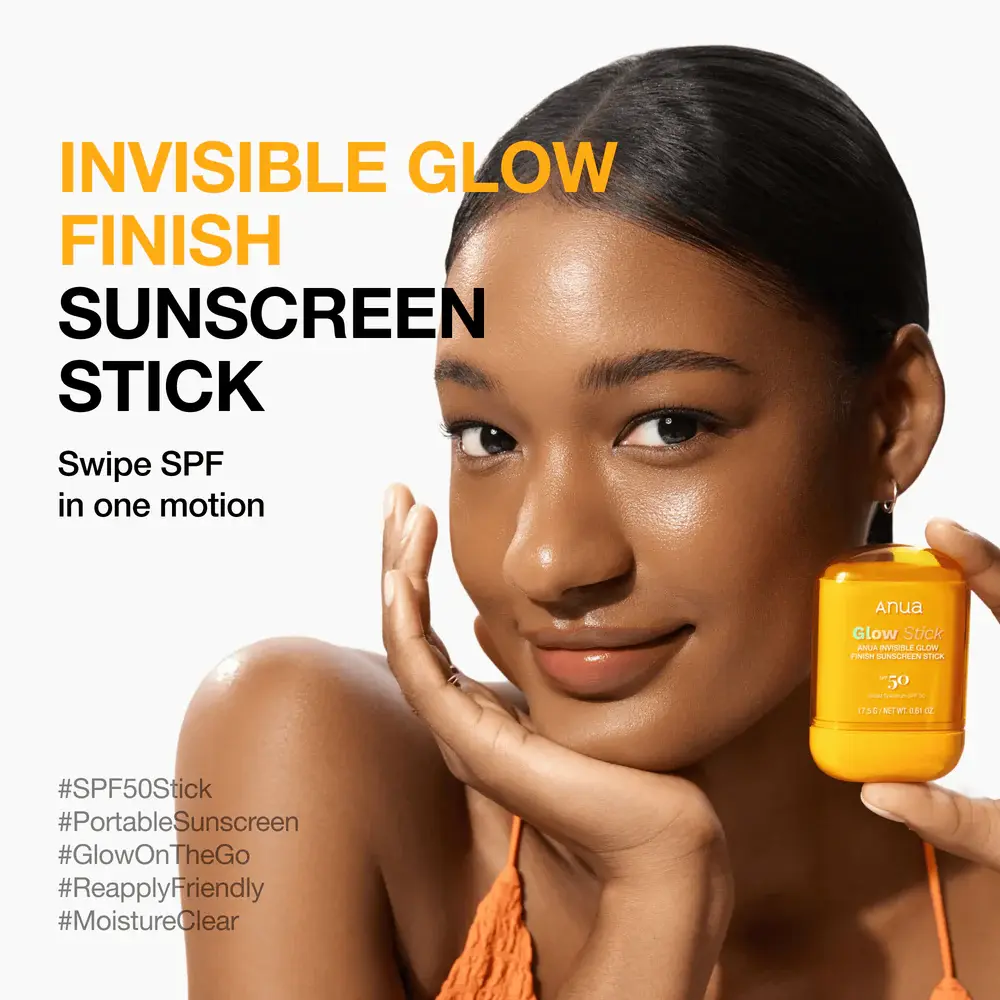 Anua Invisible Glow Finish Sunstick SPF50 9 AH Céramide NP Panthénol 17.5g – Image 2