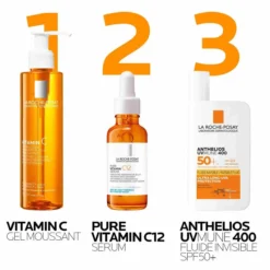 La Roche-Posay Vitamin C Gel Moussant Rénovateur Éclat 200ml – Image 5