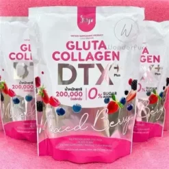 Joji Gluta Collagen DTX Plus Mixed Berry 0% Sucre — 10 Sachets – Image 3