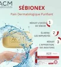 ACM Sébionex Pain Dermatologique Purifiant Peaux Grasses 100g – Image 3