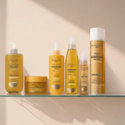 Byphasse Shampooing Keratine Liquide Fortifiant Cheveux Secs Abimes 500ml – Image 4