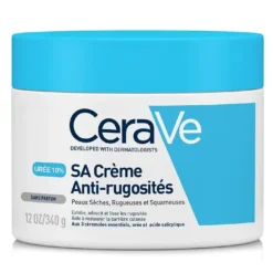 CeraVe SA Crème Anti-Rugosités Urée 10% Acide Salicylique 3 Céramides Kératose Pilaire 177ml