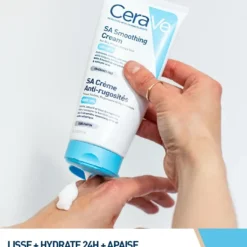 CeraVe SA Crème Anti-Rugosités Urée 10% Acide Salicylique 3 Céramides Kératose Pilaire 177ml – Image 4