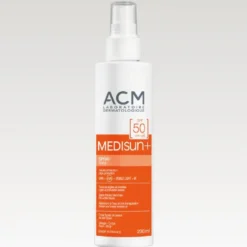 ACM Medisun+ Spray Solaire SPF50 UVB UVA Lumière Bleue Infrarouge 200ml