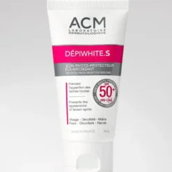 ACM Dépiwhite S Soin Photoprotecteur Éclaircissant SPF50+ Actifs Végétaux Anti-Taches 50ml