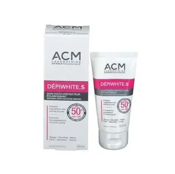 ACM Dépiwhite S Soin Photoprotecteur Éclaircissant SPF50+ Actifs Végétaux Anti-Taches 50ml – Image 2