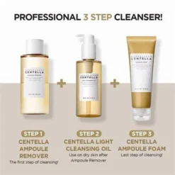 SKIN1004 Madagascar Centella Travel Kit 5 Mini Produits Ampoule Toner Foam Huile Crème – Image 3