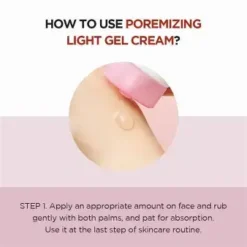SKIN1004 Poremizing Light Gel Cream Niacinamide Adenosine AH Triple PM 75ml – Image 4