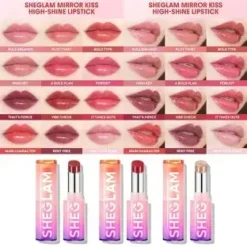 Alternative view of Sheglam Mirror Kiss High-Shine Lipstick Rule Breaker Pivoine Silicone-Free Vegan