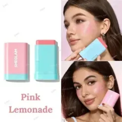 Alternative view of Sheglam Glass Glow Blush Stick Pink Lemonade Squalane Jojoba Meadowfoam Vegan