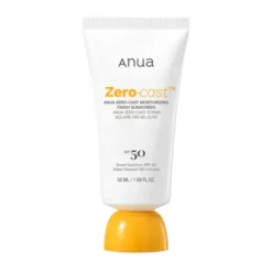 Anua Zero-cast Moisturizing Finish Sunscreen SPF50 PA++++ Niacinamide AH 50ml