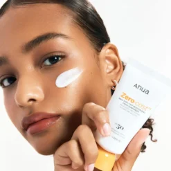 Anua Zero-cast Moisturizing Finish Sunscreen SPF50 PA++++ Niacinamide AH 50ml – Image 5