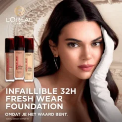 L'Oreal Infaillible 24H Fresh Wear Foundation 20 Ivory SPF25 Oxygen Waterproof 30ml – Image 4