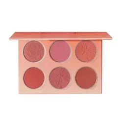 Sheglam Floral Flush Blush Palette 6 Teintes Shimmer Mat Boron Nitride Vegan