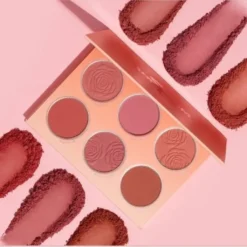 Alternative view of Sheglam Floral Flush Blush Palette 6 Teintes Shimmer Mat Boron Nitride Vegan