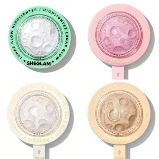 Sheglam Lunar Glow Highlighter Vanilla Frost Illuminateur Pommettes Vegan Sans Talc – Image 2