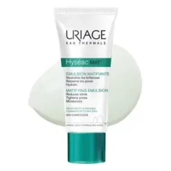 Uriage Hyséac Mat Gel-crème Soin Matifiant Zinc PCA Kaolin Niacinamide Peau Grasse 40ml