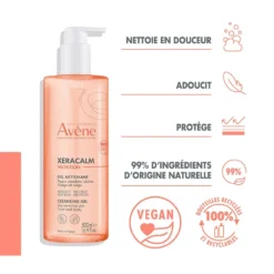 AVENE XeraCalm Nutrition Gel Nettoyant Peaux Seches Sensibles 500ml – Image 4