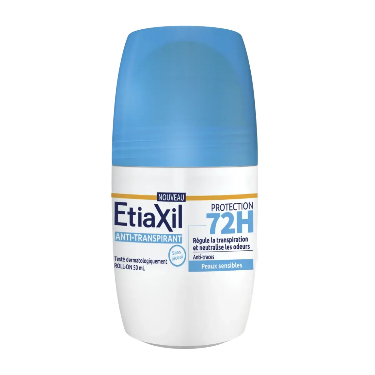 ETIAXIL Anti-Transpirant Protection 72H Aisselles Roll-On 50ml