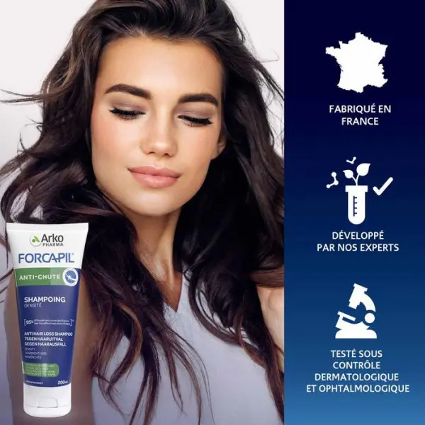 FORCAPIL Shampoing Anti-Chute Fortifiant Sans Sulfates 200ml – Image 3