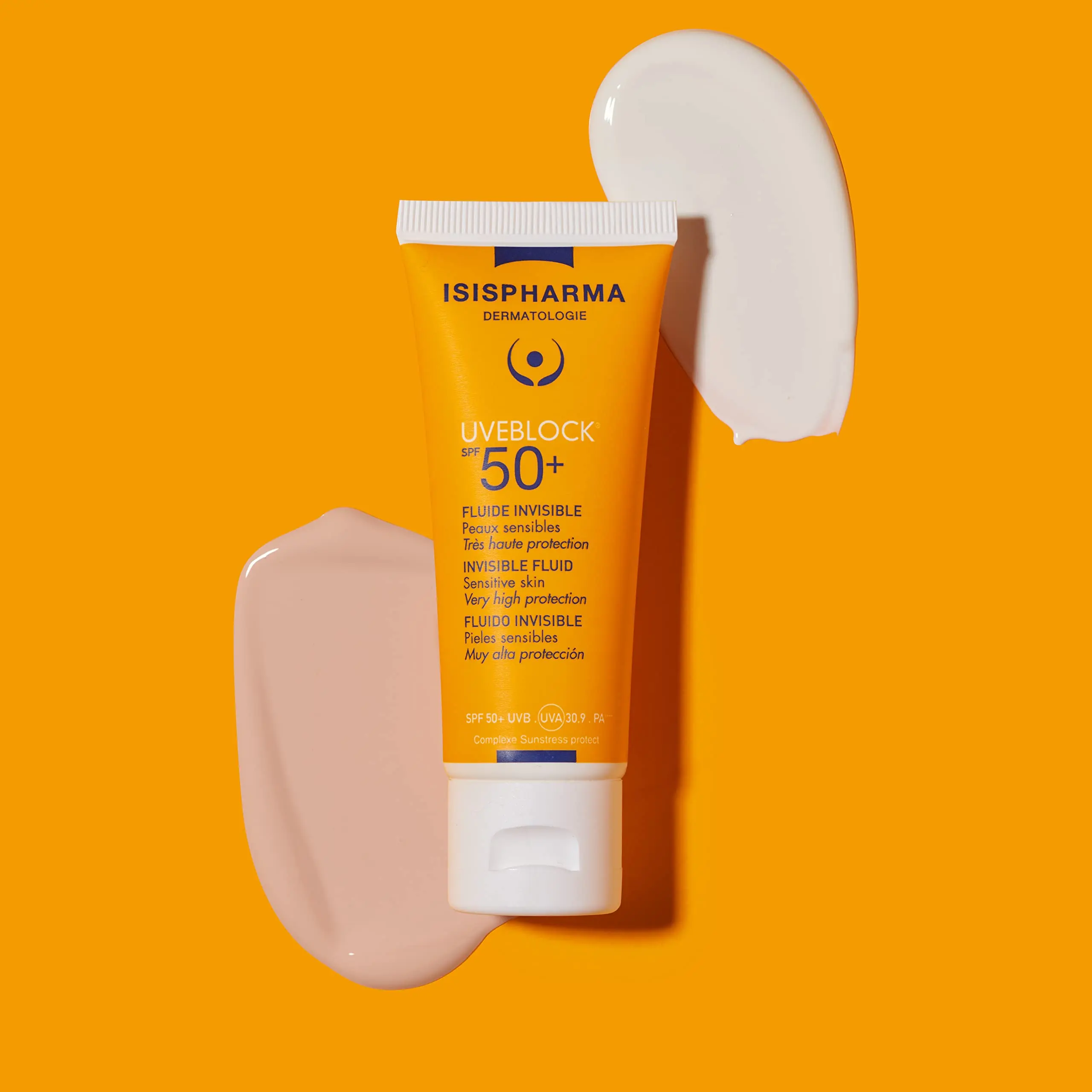 ISISPHARMA Uveblock SPF50+ Fluide Invisible Peaux Sensibles 40ml – Image 3