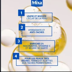 MIXA La Creme Niacinamide Correction Eclat Visage Corps Mains – Image 4