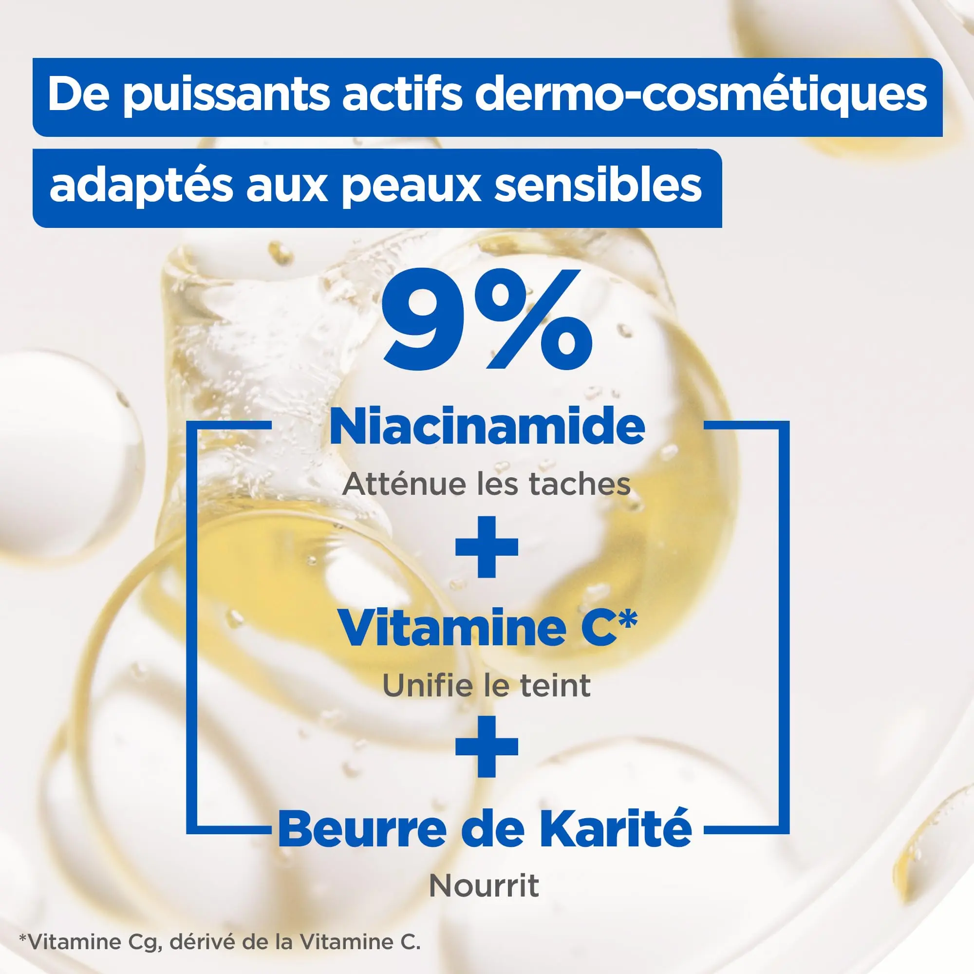 MIXA La Creme Niacinamide Correction Eclat Visage Corps Mains – Image 3