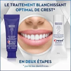 CREST 3D White Brilliance 2-Step Dentifrice 85ml + Gel Blanchissant 63ml – Image 3