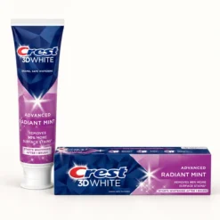 CREST 3D White Radiant Mint Dentifrice Blanchissant Fluor 147g