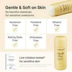 MEDICUBE Kojic Acid Deodorant Stick Vanille Pistache Sans Aluminium – Image 4
