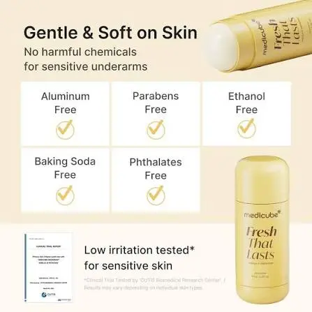 MEDICUBE Kojic Acid Deodorant Stick Vanille Pistache Sans Aluminium – Image 4