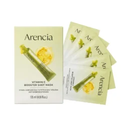 ARENCIA Vitamin C Booster Shot Masque Tissu Eclat 5 Masques
