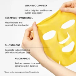 ARENCIA Vitamin C Booster Shot Masque Tissu Eclat 5 Masques – Image 4