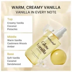 MEDICUBE Glow Vanilla Brume Parfumee Cheveux et Corps – Image 3