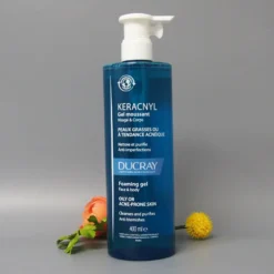 DUCRAY Keracnyl Gel Moussant Nettoyant Anti-Imperfections Visage Corps – Image 3