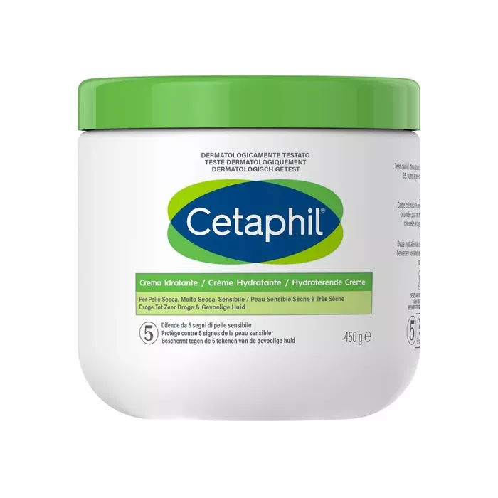 CETAPHIL Creme Hydratante Visage et Corps Peaux Seches Sensibles 450g